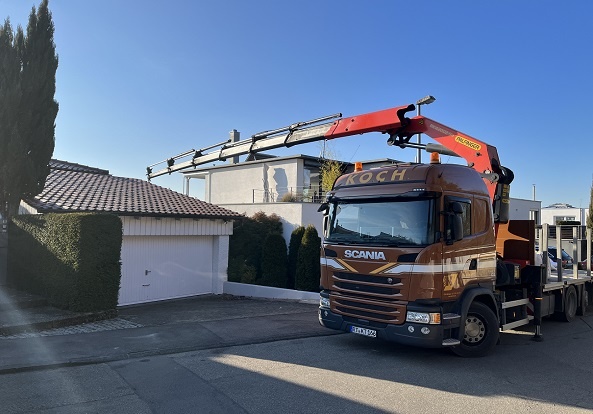 Koch Kieswerk & Transporte Metzingen Metzingen Kranfahrzeug